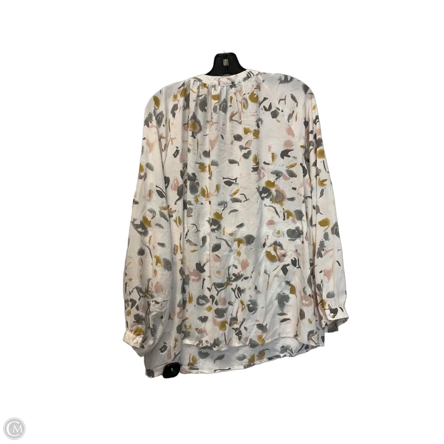 Top Long Sleeve By Cynthia Rowley In Floral Print, Size: L