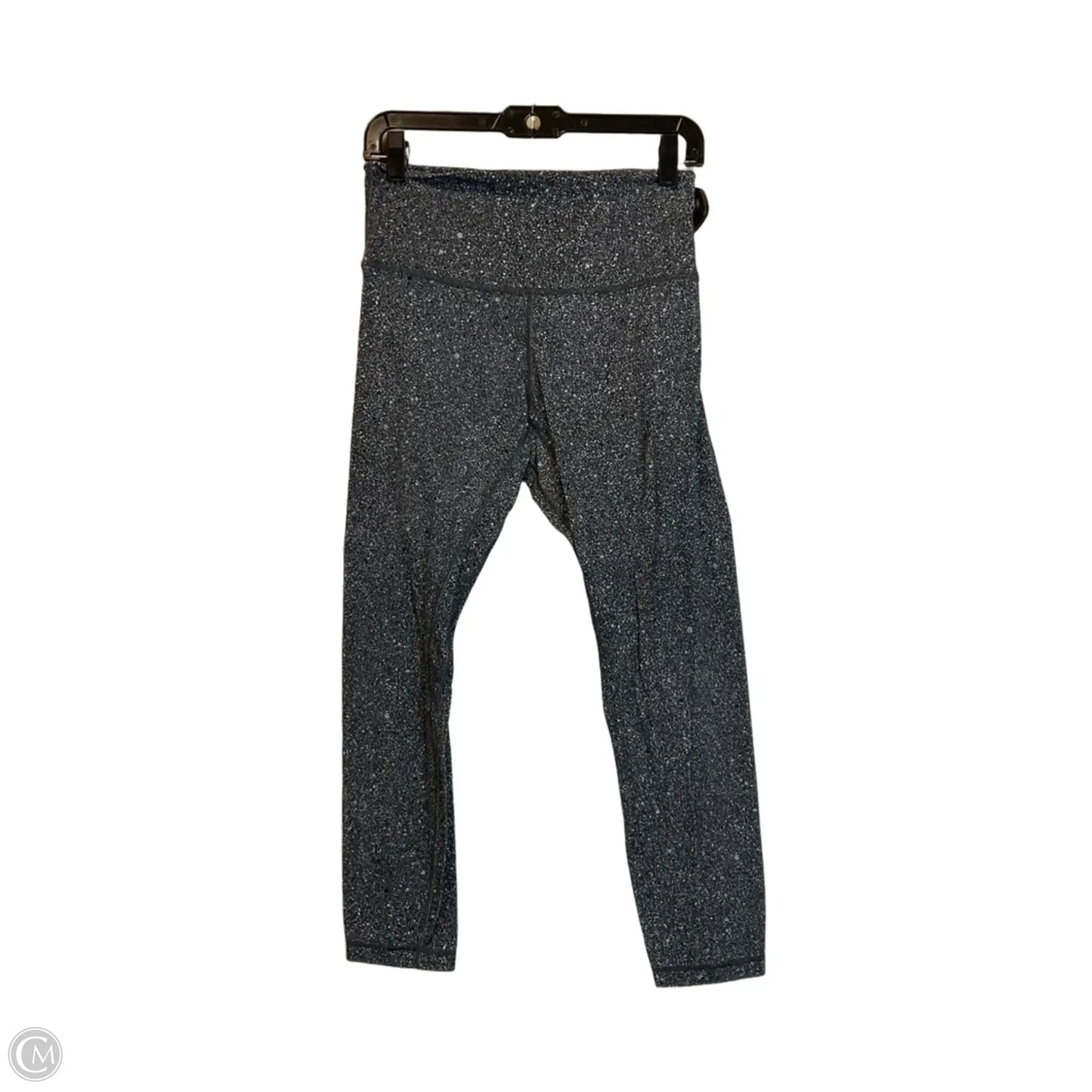 Athletic Leggings By Lululemon In Black & White, Size: 8
