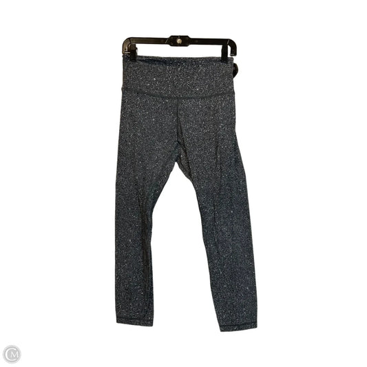 Athletic Leggings By Lululemon In Black & White, Size: 8
