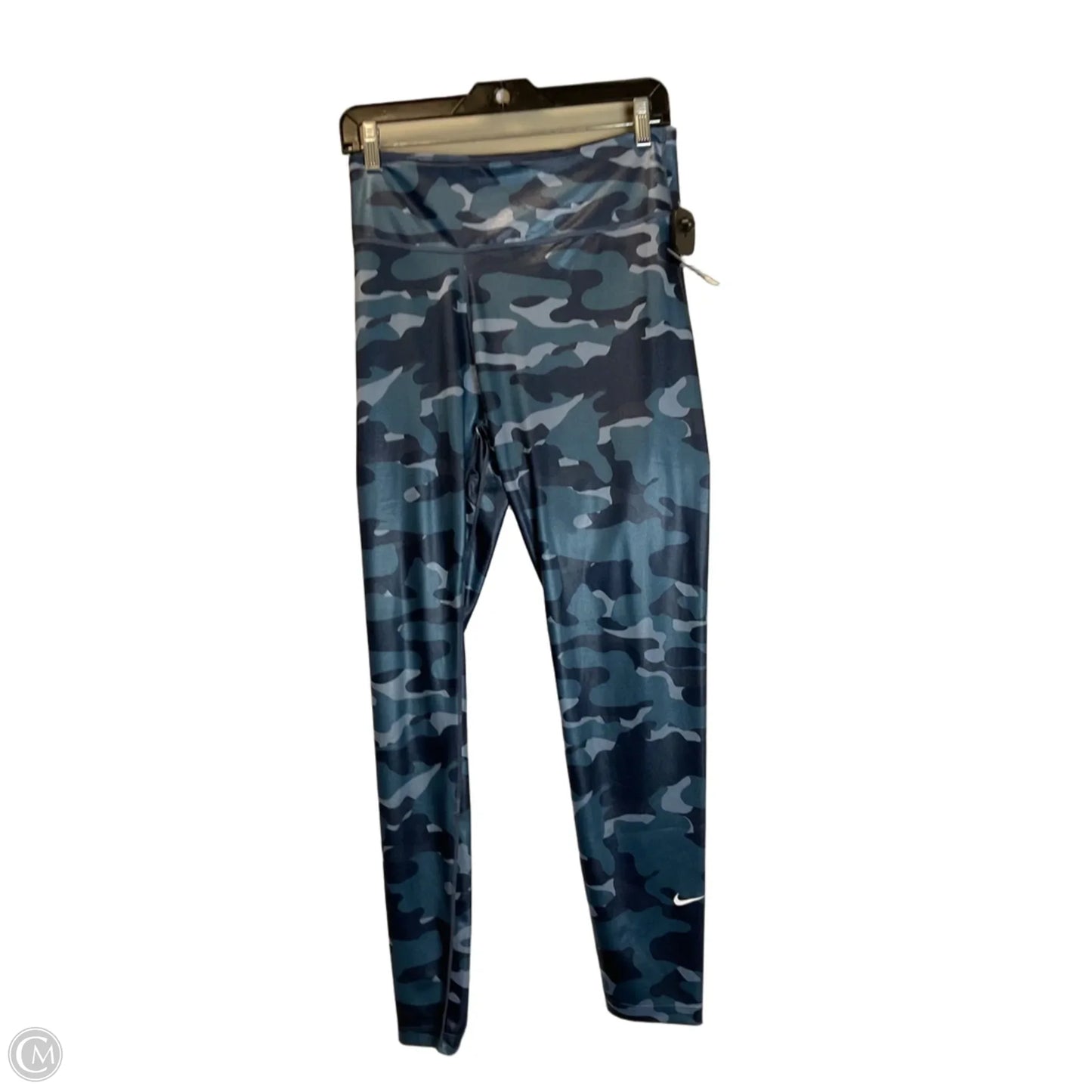 Athletic Leggings By Nike In Camouflage Print, Size: Xl