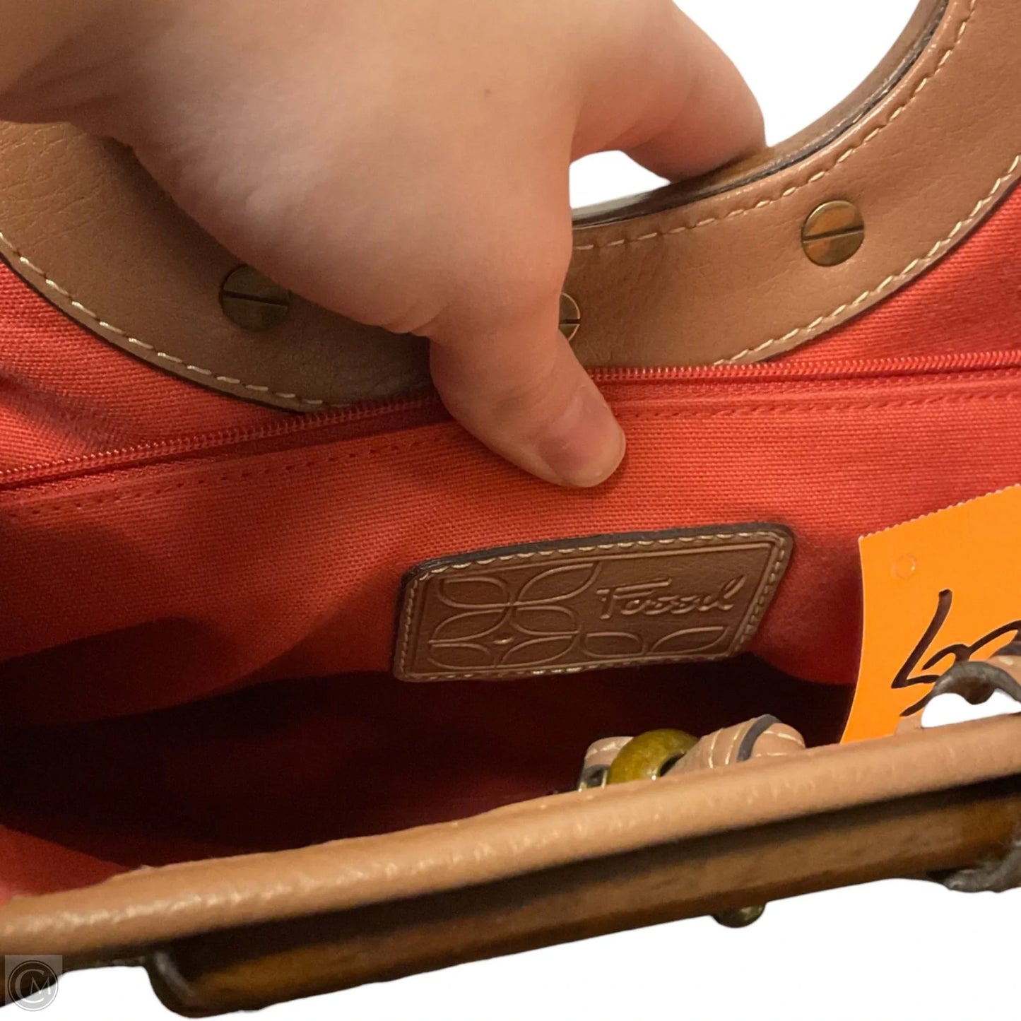 Handbag By Fossil, Size: Large