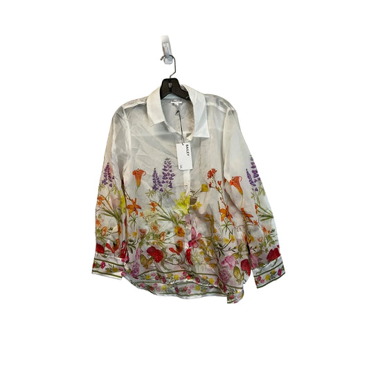 Top Long Sleeve By Bailey 44 In Floral Print, Size: L