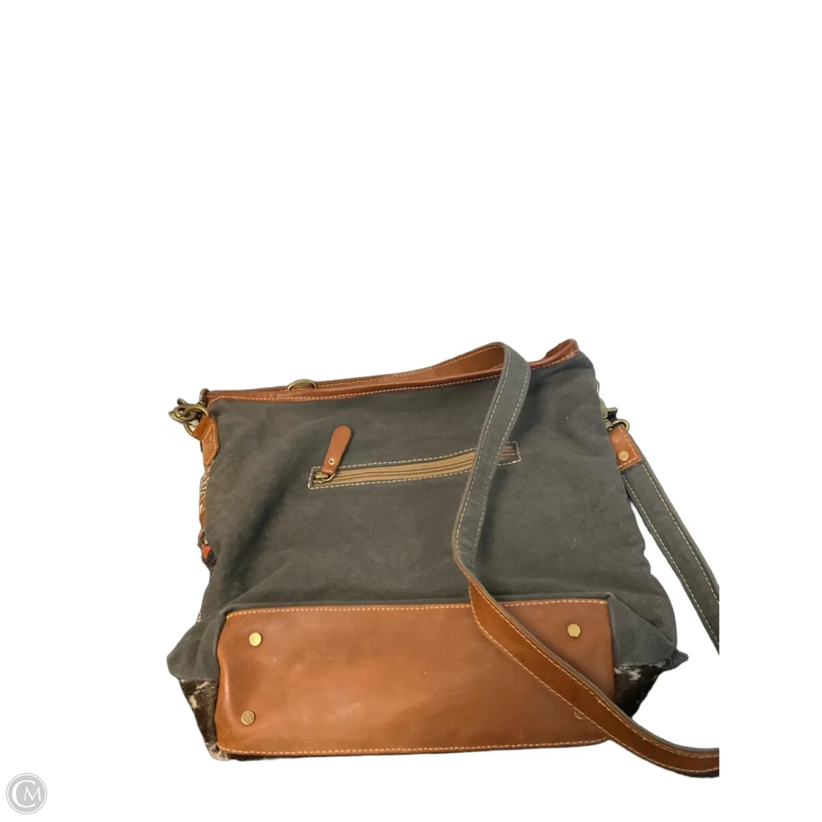 Crossbody Leather By Myra, Size: Medium