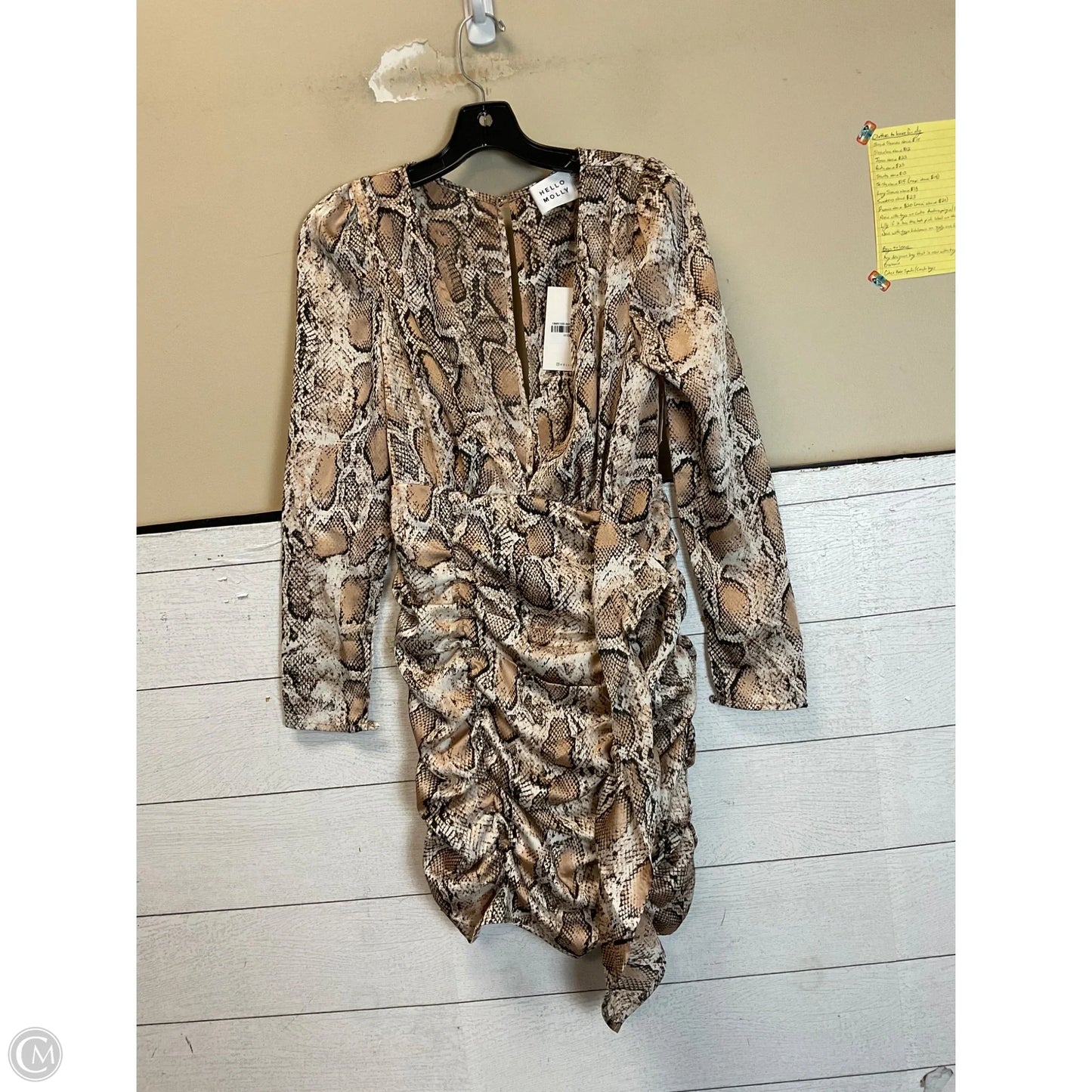 Dress Party Short By Hello Molly In Snakeskin Print, Size: S