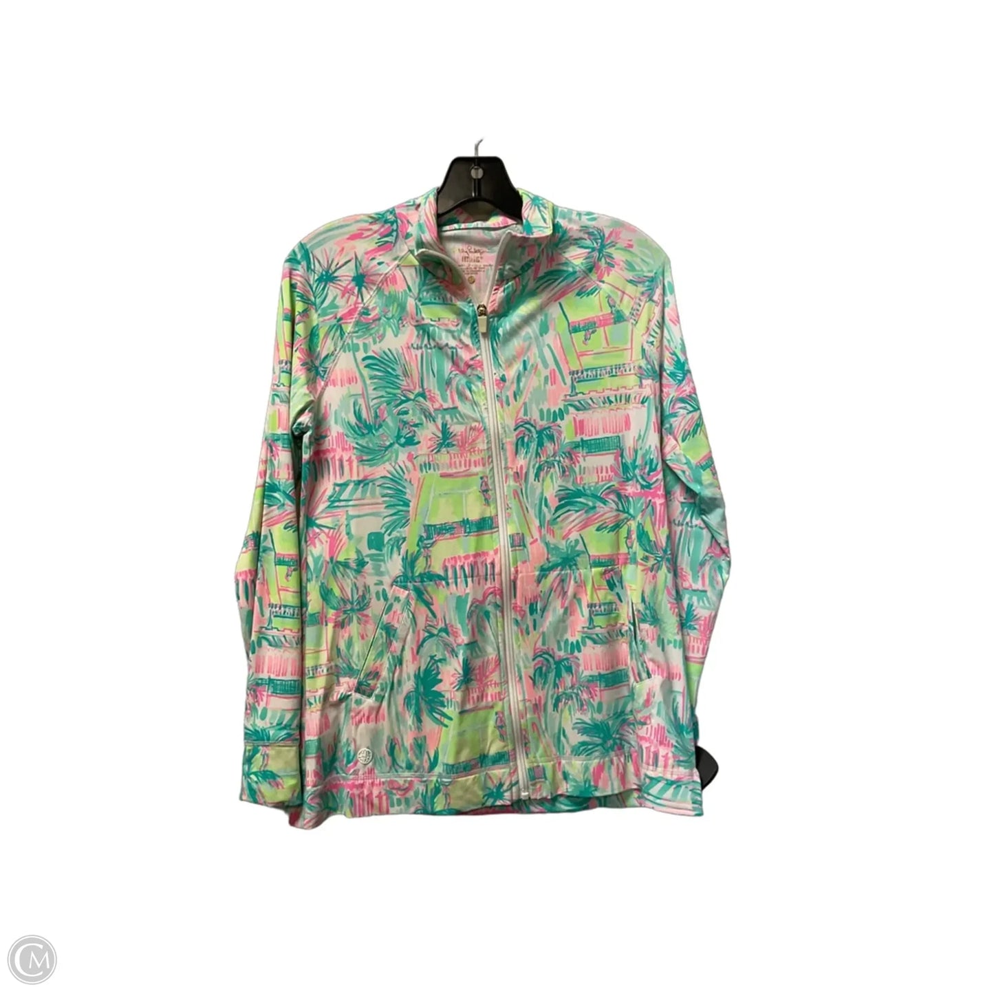 Jacket Designer By Lilly Pulitzer In Grey, Size: S