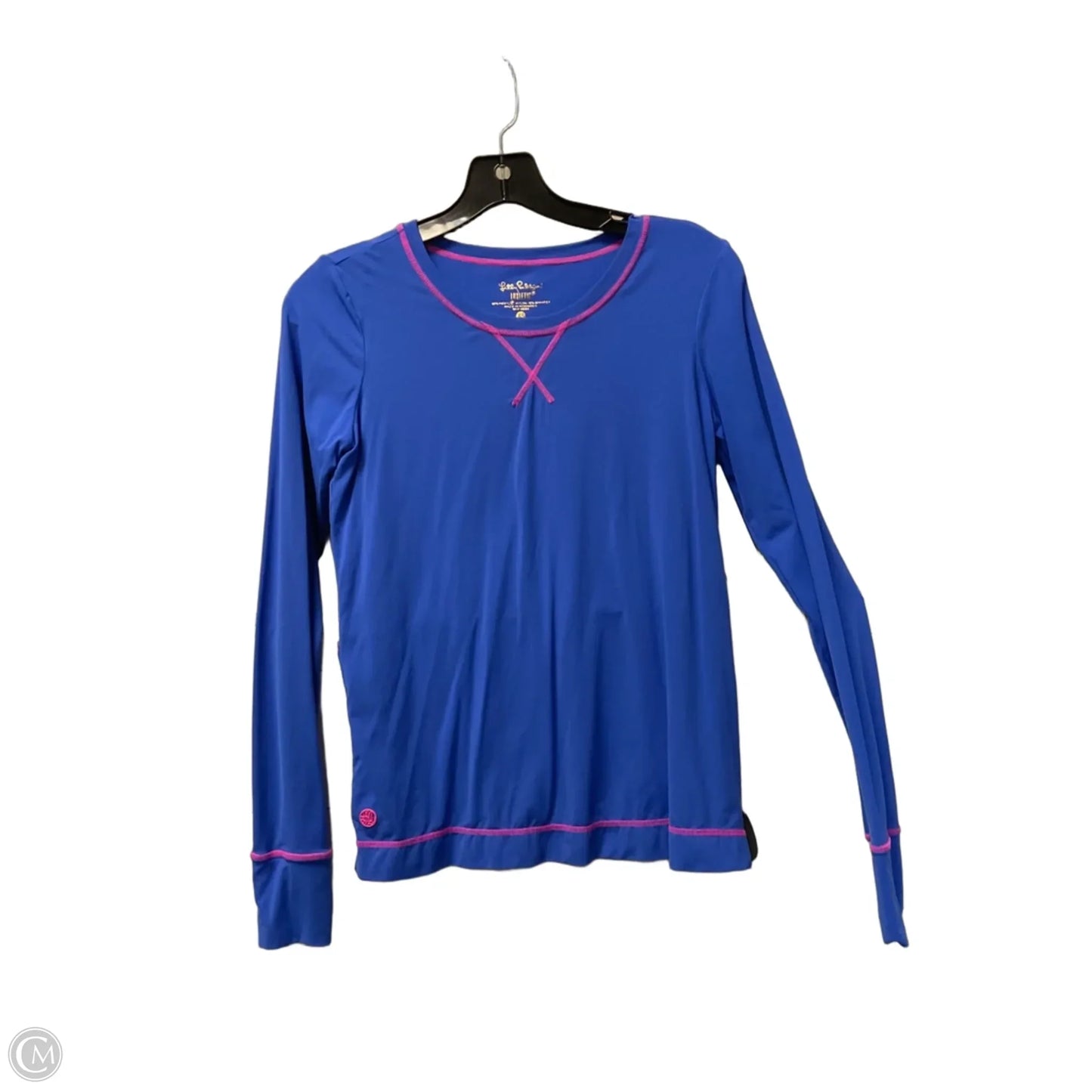 Top Long Sleeve Designer By Lilly Pulitzer In Blue, Size: S
