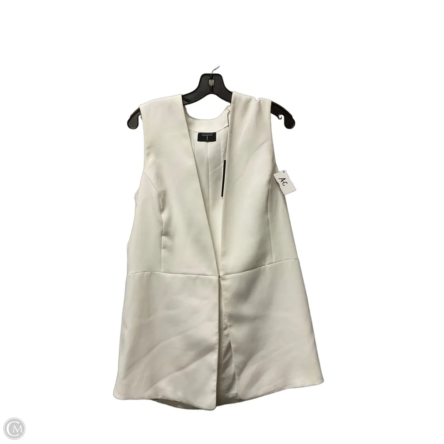 Vest Other By Tahari In White, Size: M