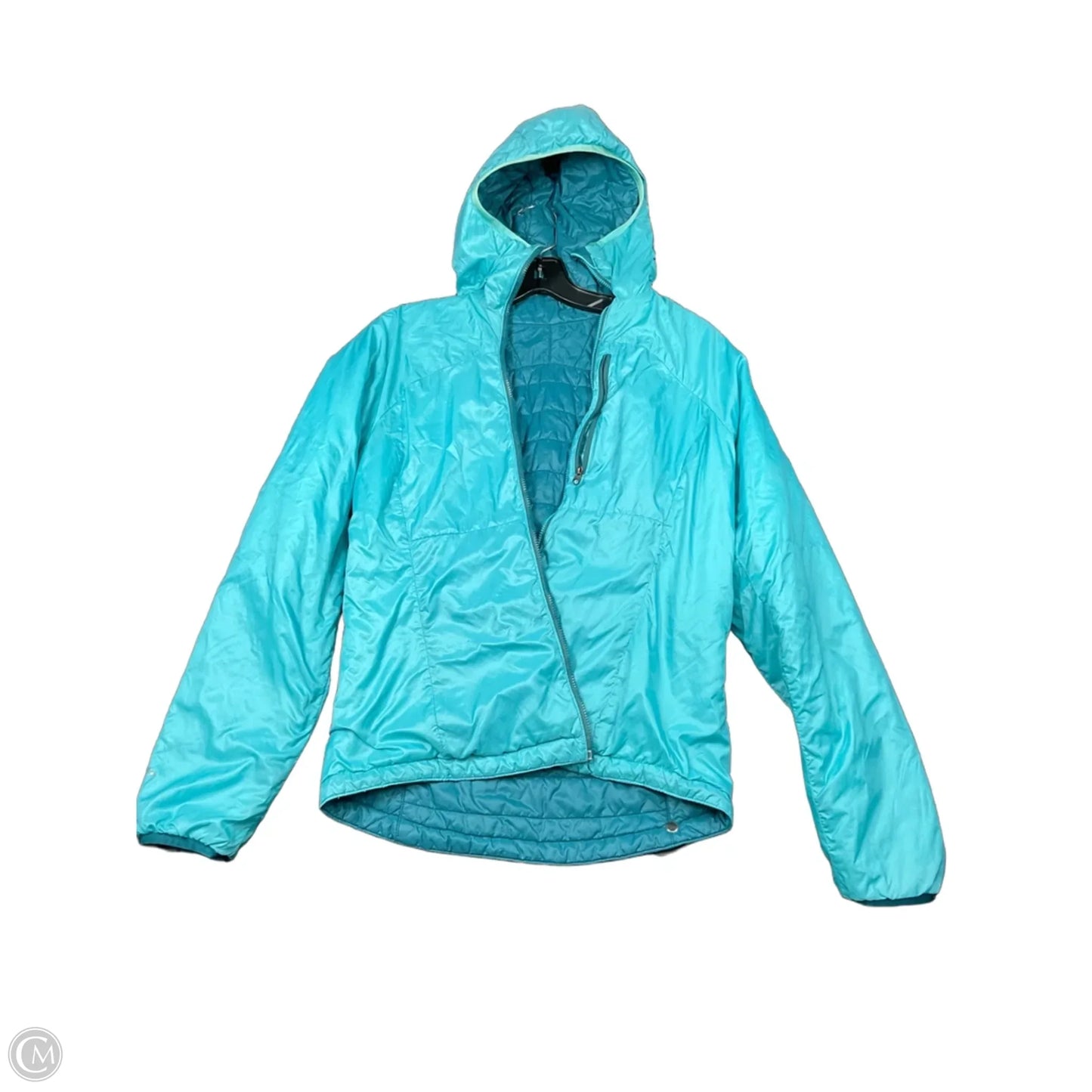 Jacket Puffer & Quilted By Clothes Mentor In Blue, Size: M