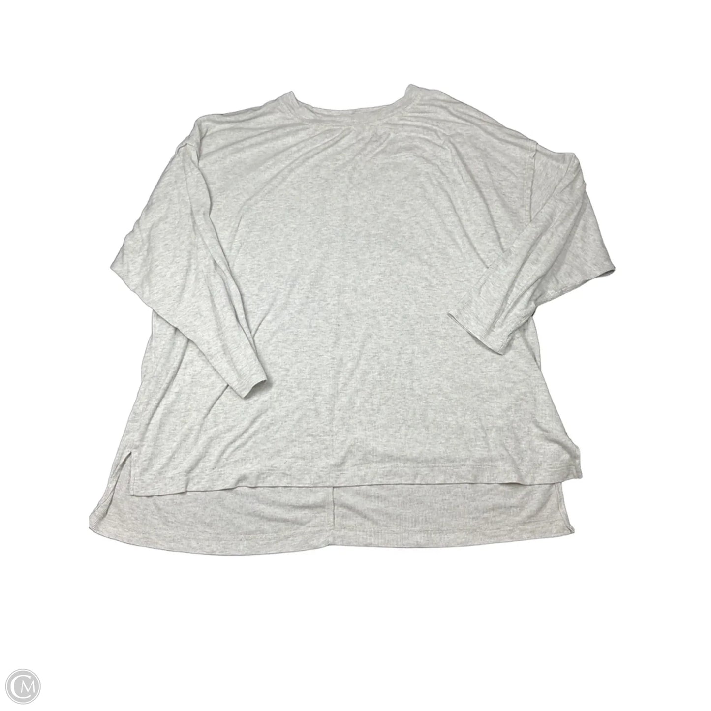 Top Long Sleeve Basic By Free People In Grey, Size: Xl