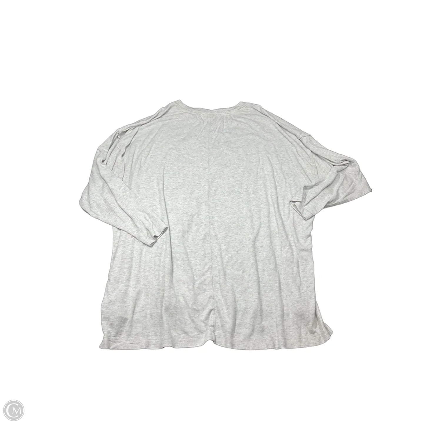 Top Long Sleeve Basic By Free People In Grey, Size: Xl