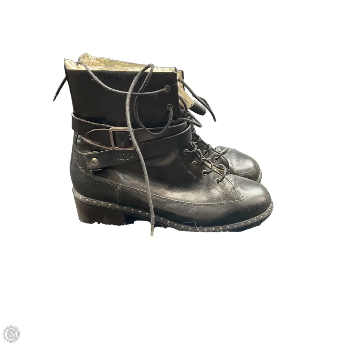 Boots Designer By Ugg In Black, Size: 10