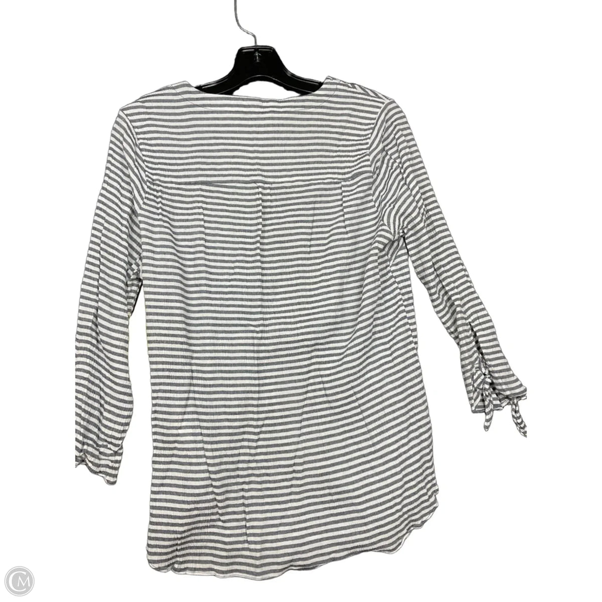 Top Long Sleeve By Michael By Michael Kors In Striped Pattern, Size: Xl