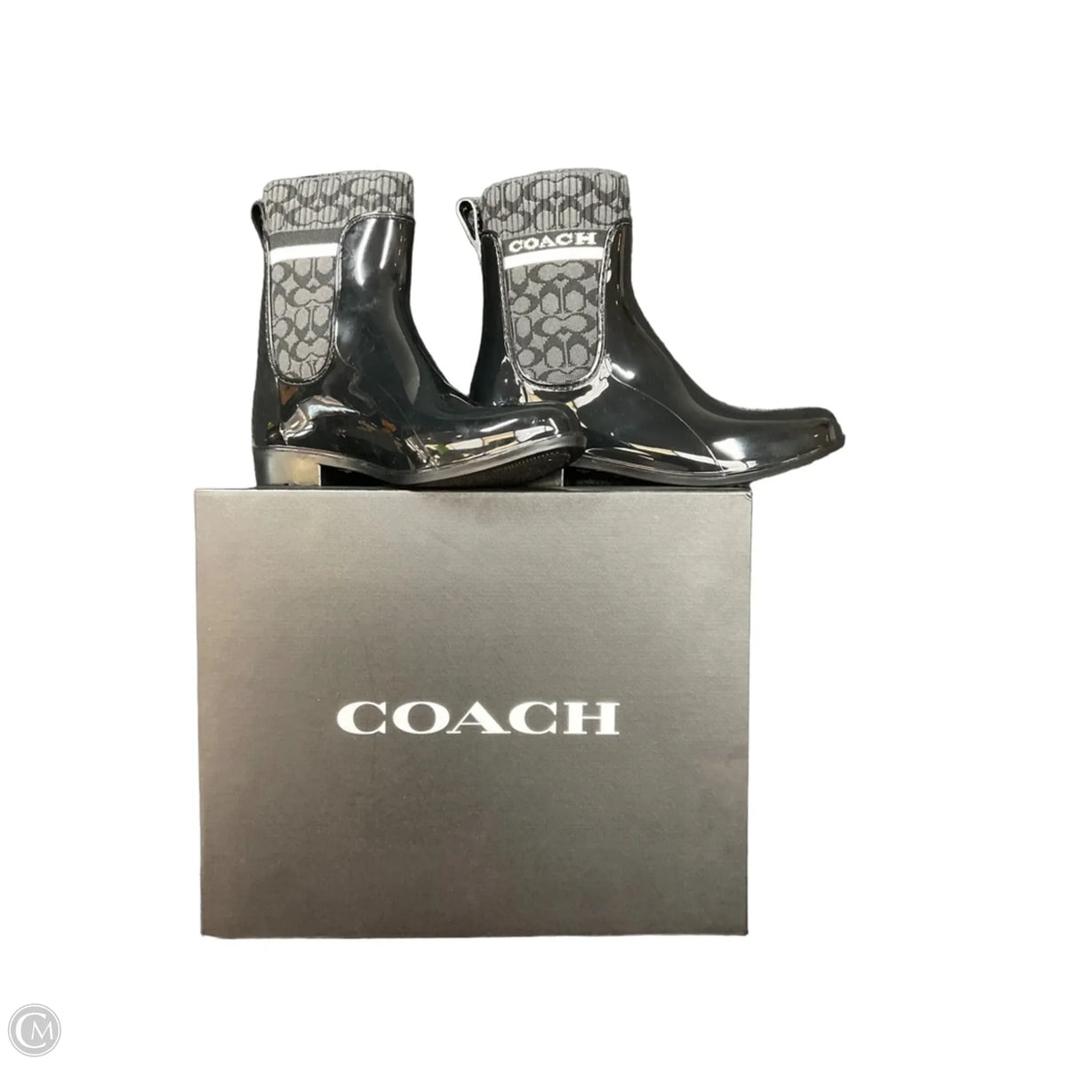 Boots Designer By Coach In Black, Size: 6