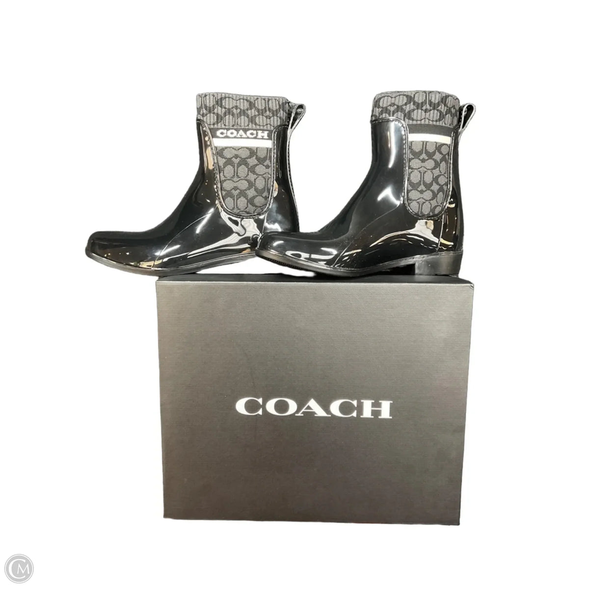 Boots Designer By Coach In Black, Size: 6