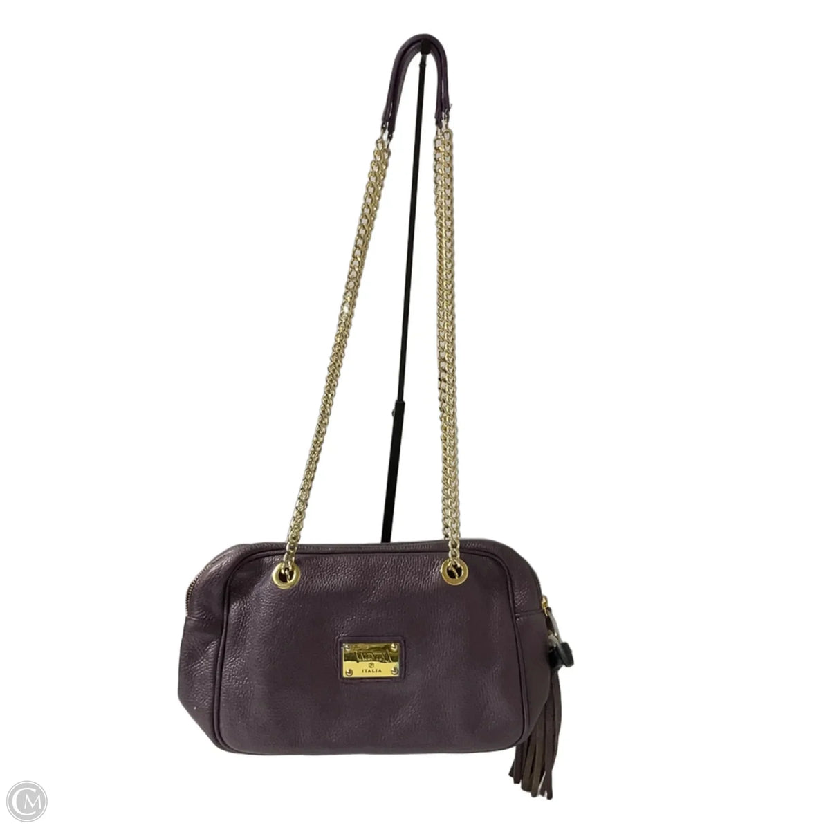 Crossbody Leather By Valentina, Size: Medium