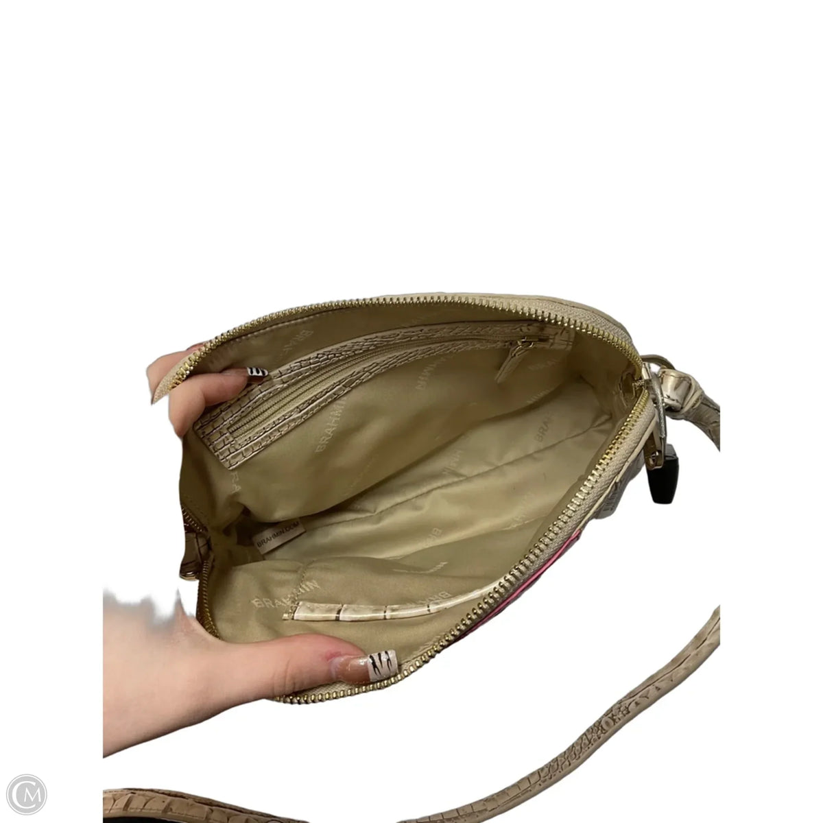 Crossbody Designer By Brahmin, Size: Small
