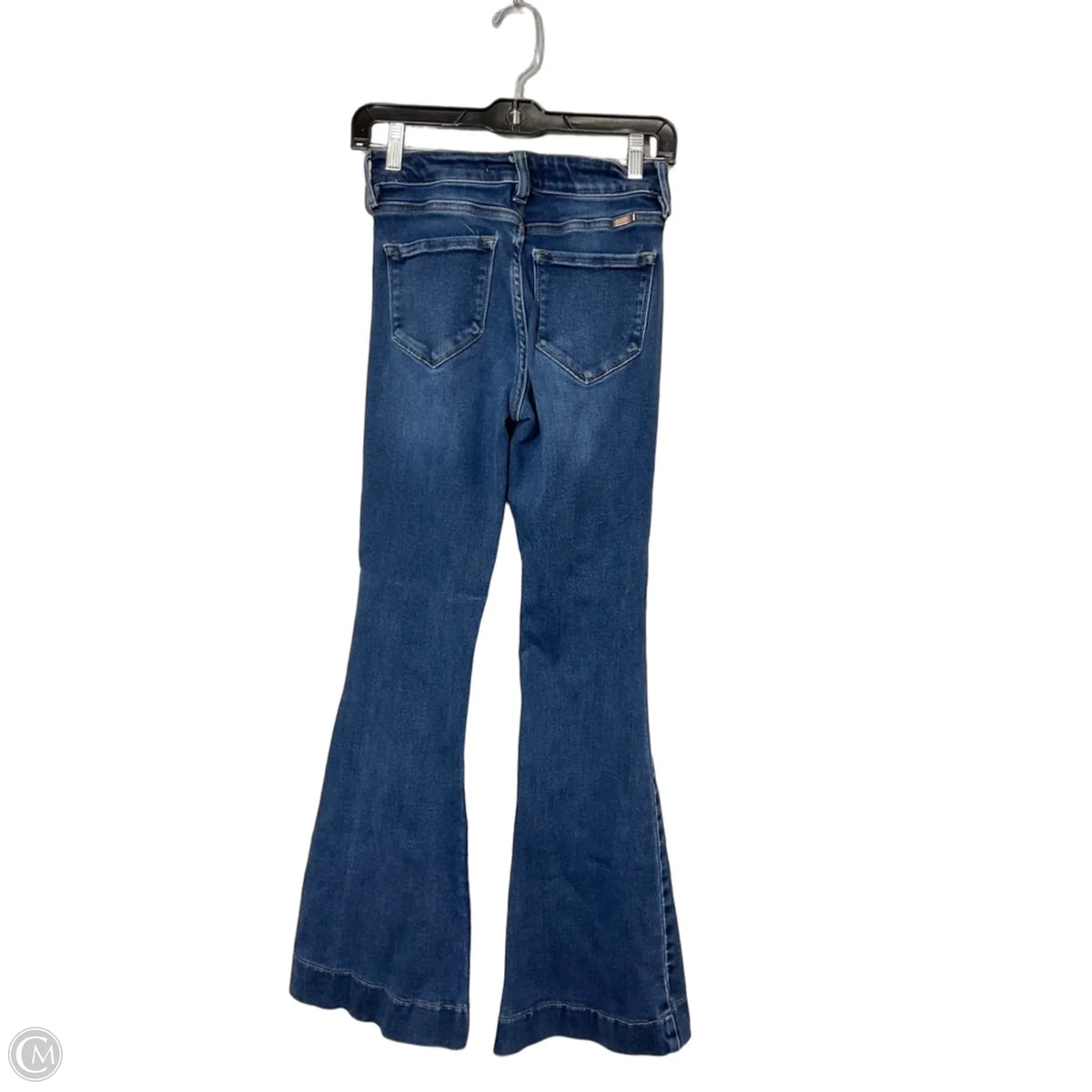 Jeans Flared By Kancan In Blue Denim, Size: 2