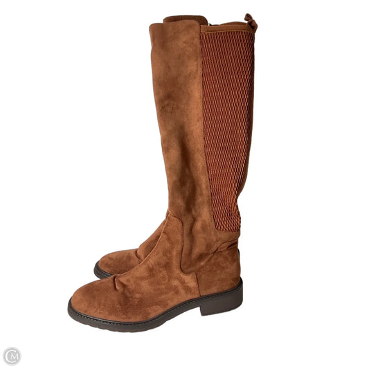 Boots Knee Flats By Kenneth Cole Reaction In Orange, Size: 9.5
