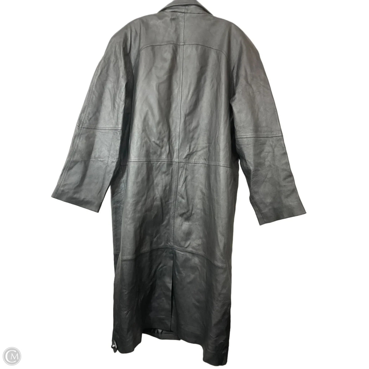 Coat Leather By Cmb In Black, Size: 2x
