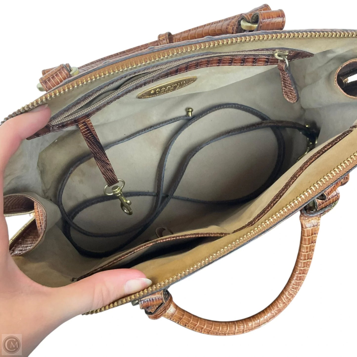 Crossbody Designer By Brahmin, Size: Large