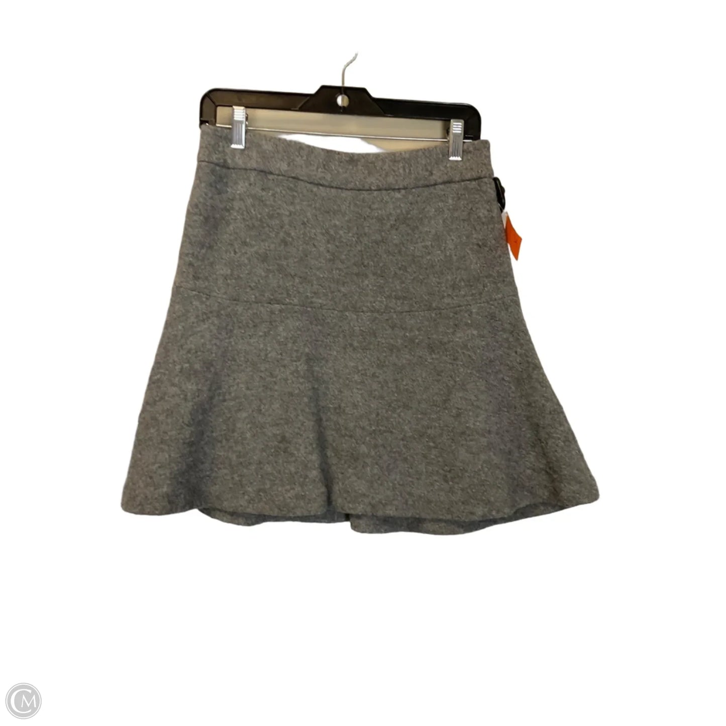 Skirt Midi By Ann Taylor In Grey, Size: 4