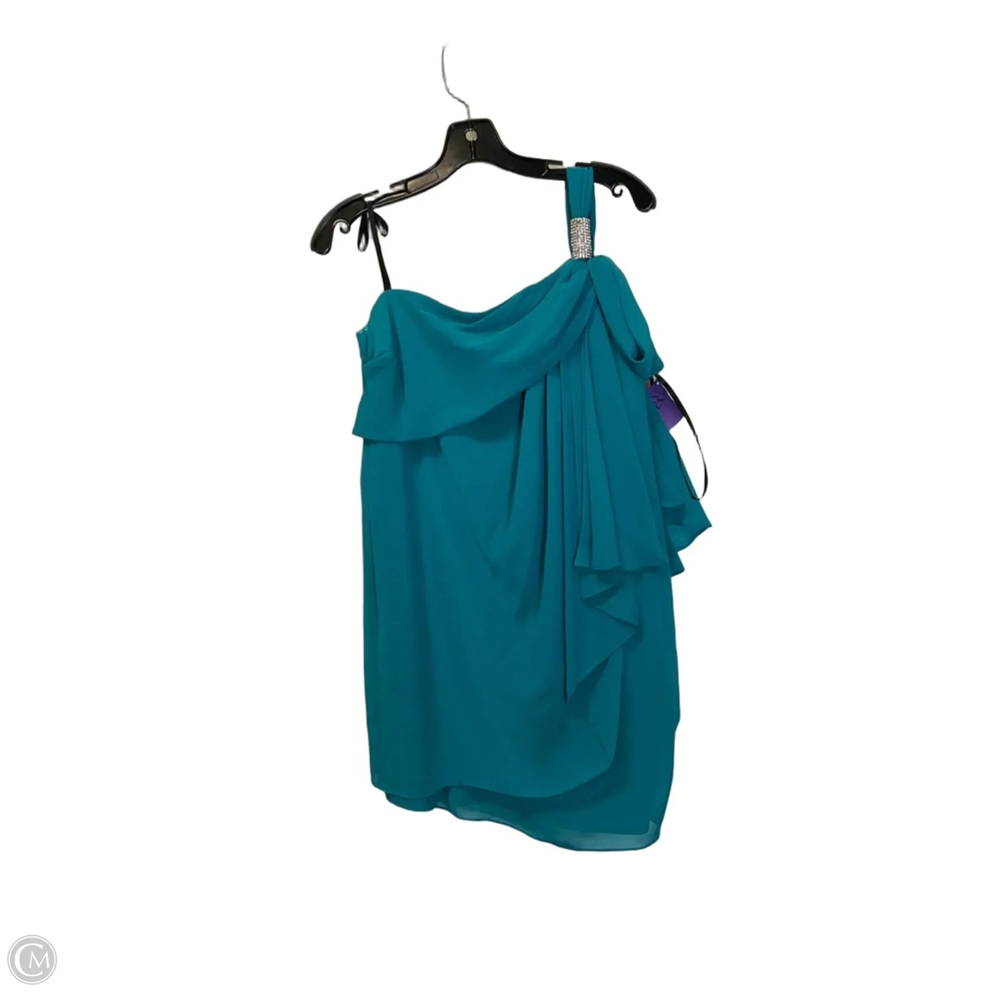 Top Short Sleeve By Zelos In Green, Size: L