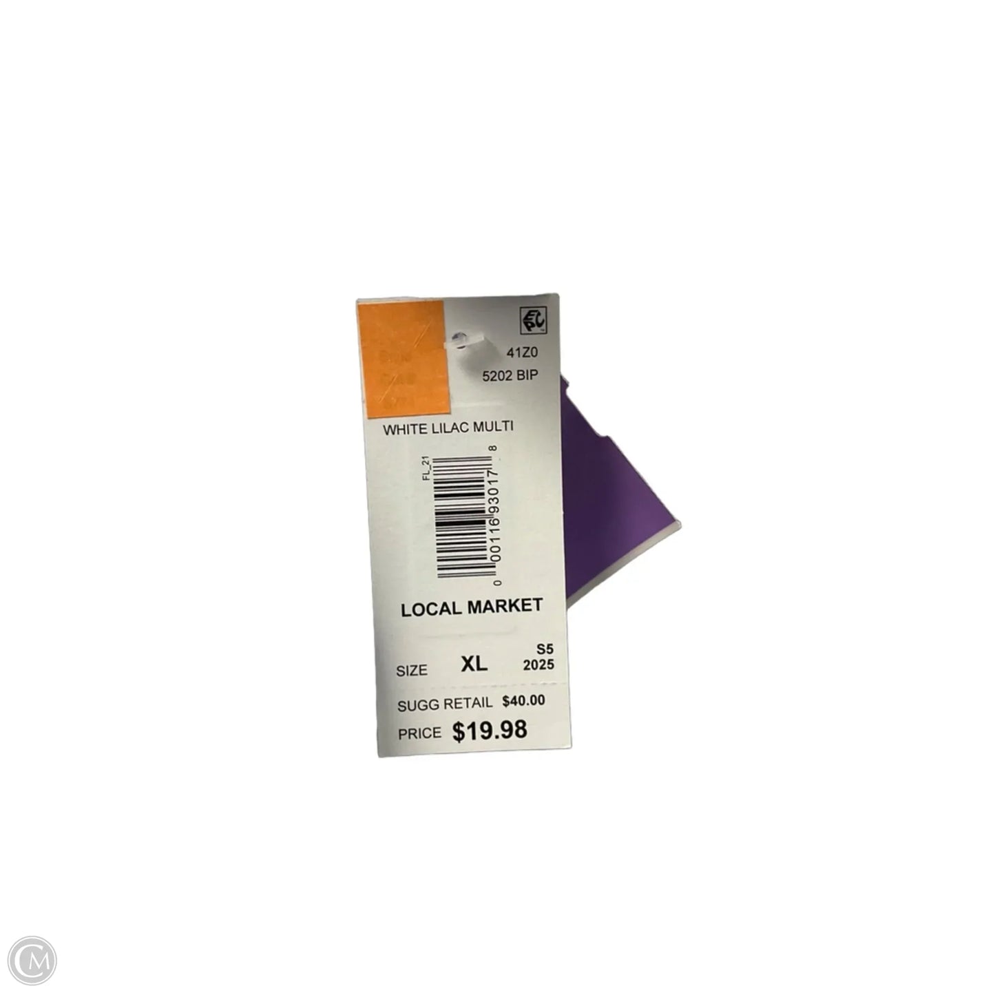 Top Short Sleeve By Clothes Mentor In White, Size: Xl