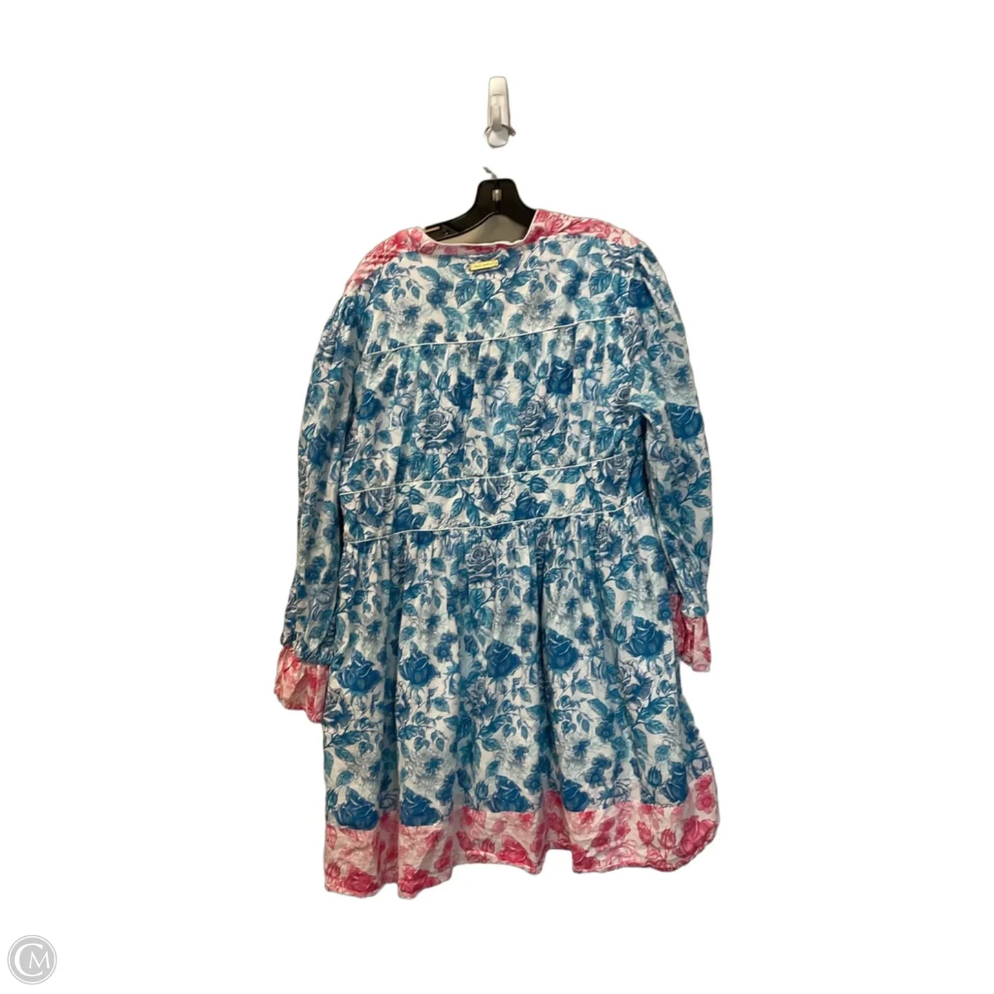 Dress Casual Short By Simply Southern In Blue, Size: Xxl