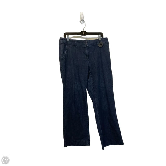 Jeans Cropped By Chicos In Blue Denim, Size: 12