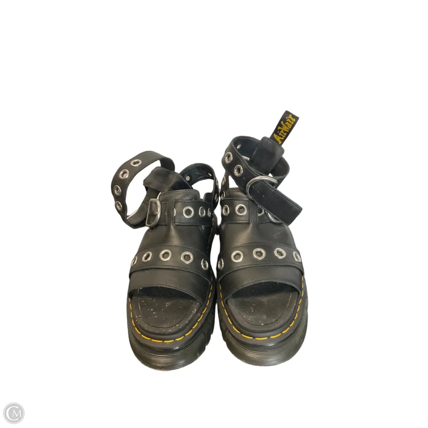 Sandals Flats By Dr Martens In Black, Size: 7