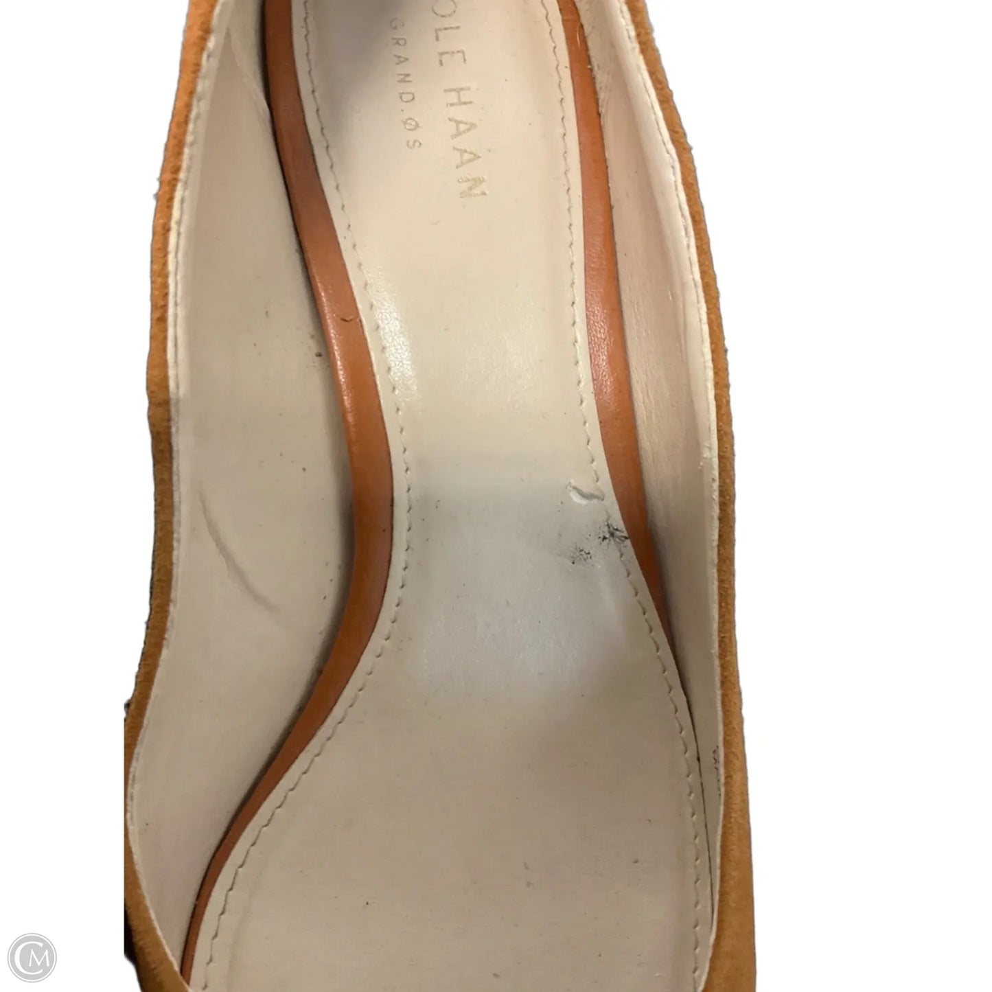 Sandals Heels Stiletto By Cole-haan In Brown, Size: 8