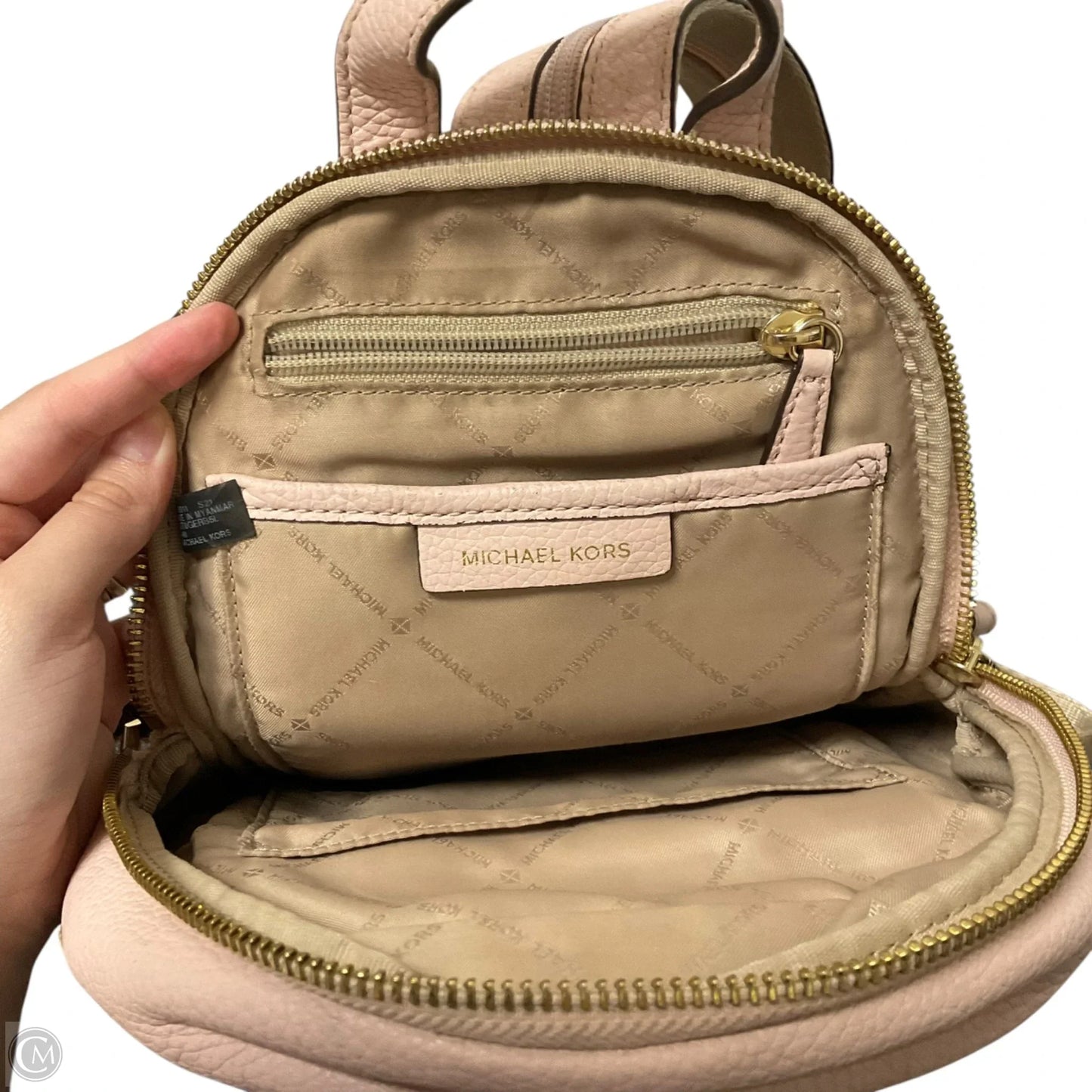 Backpack Designer By Michael Kors, Size: Small
