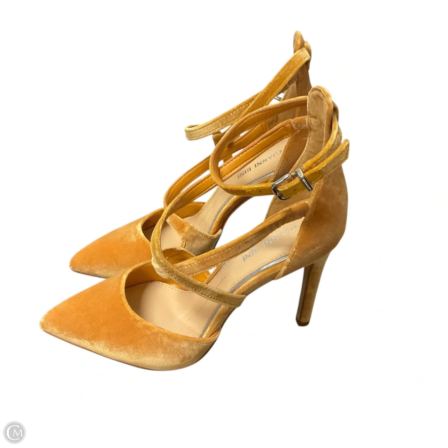Shoes Heels Stiletto By Gianni Bini In Yellow, Size: 7