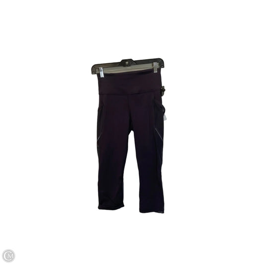 Athletic Leggings Capris By Lululemon In Purple