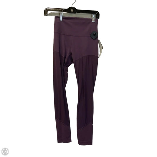Athletic Leggings By Lululemon In Purple, Size: 4