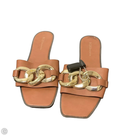 Sandals Flats By Bcbgeneration In Brown, Size: 9.5