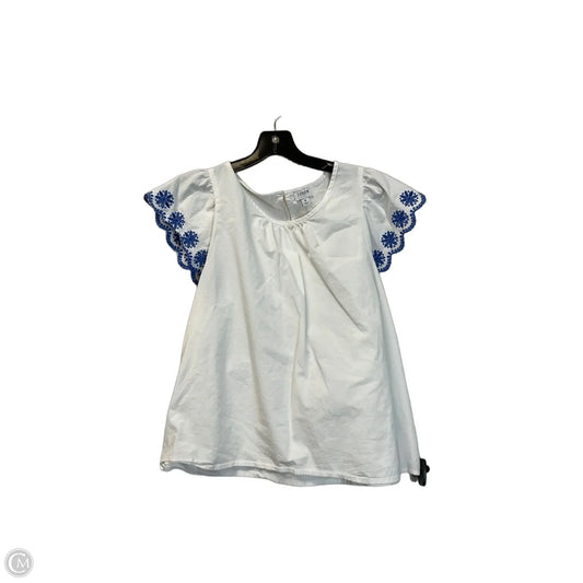 Top Sleeveless By J. Crew In White, Size: M