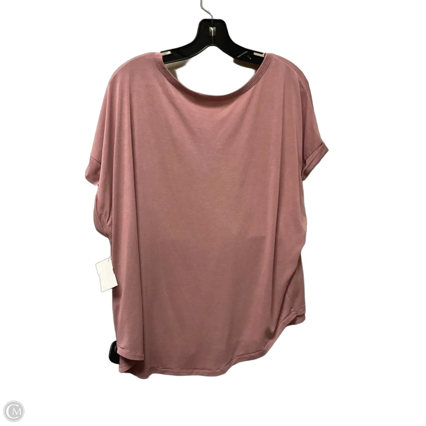 Top Short Sleeve By Lucky Brand In Pink, Size: Xl