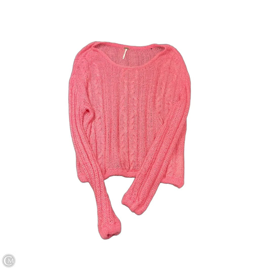 Sweater By Free People In Pink, Size: Xs