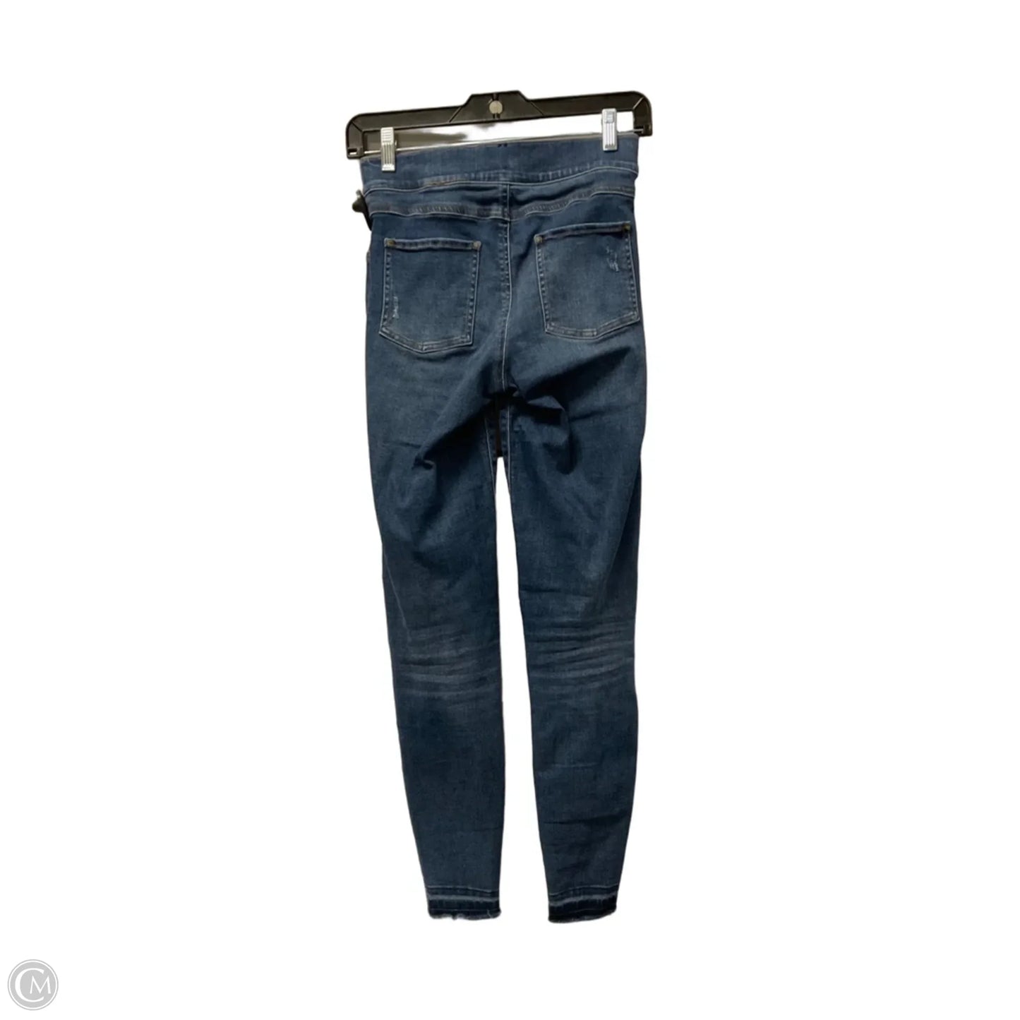 Jeans Skinny By Spanx In Blue Denim, Size: Xs