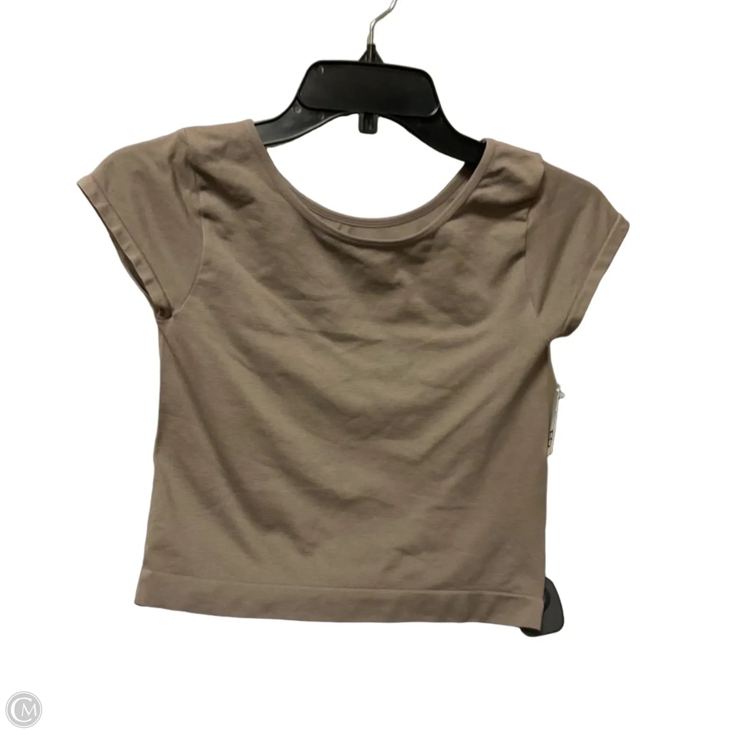 Top Short Sleeve By Free People In Brown, Size: Xs