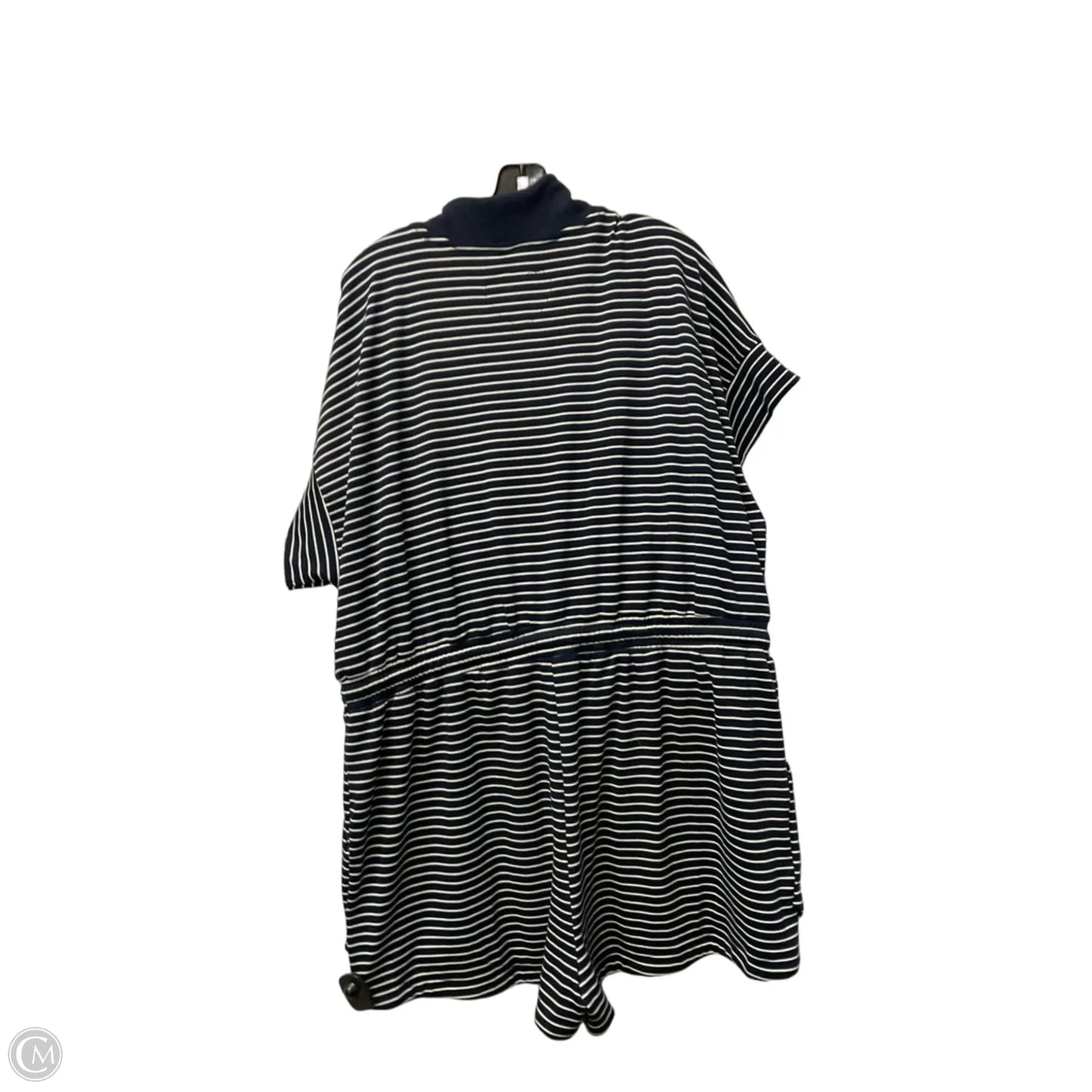 Romper By Umgee In Blue & White, Size: 2x
