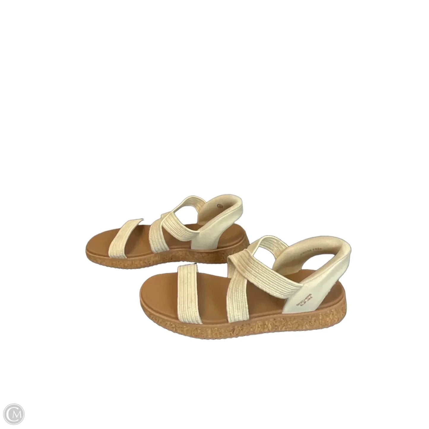 Sandals Flats By Skechers In Cream, Size: 11