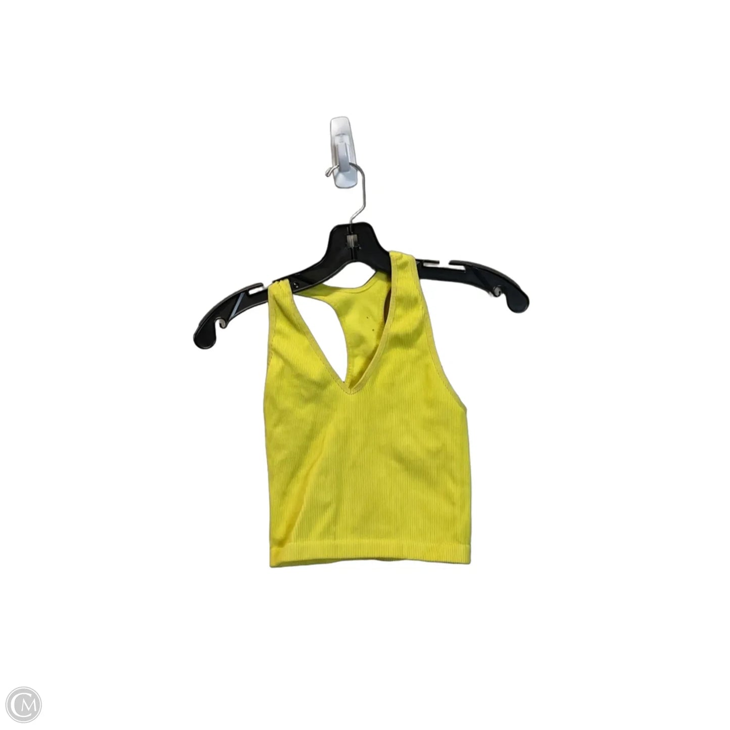 Top Sleeveless By Free People In Yellow, Size: M