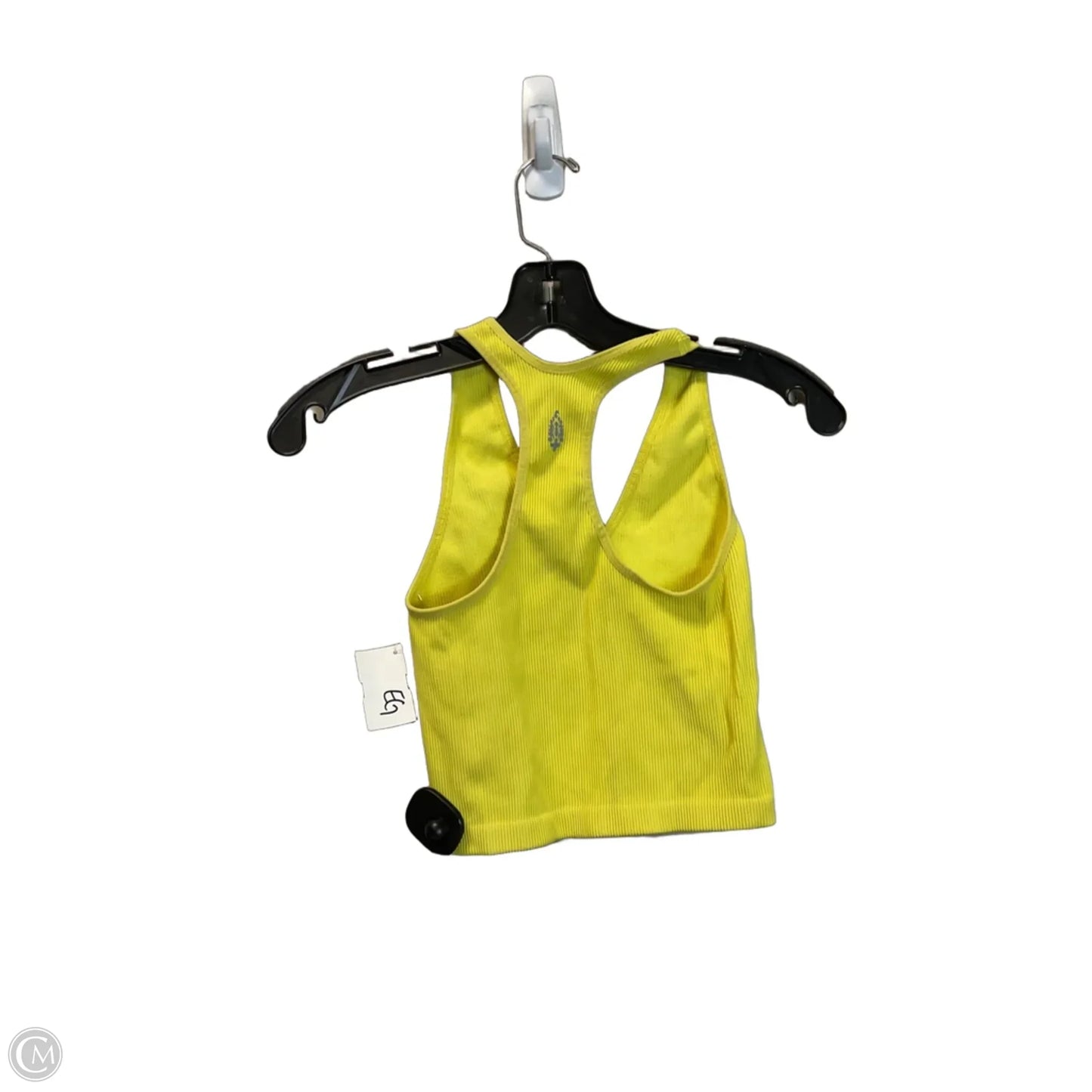 Top Sleeveless By Free People In Yellow, Size: M