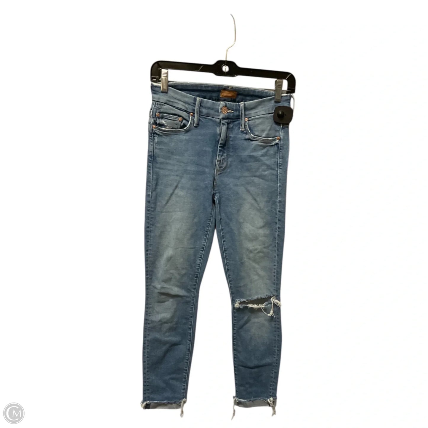Jeans Straight By Mother In Blue, Size: 0