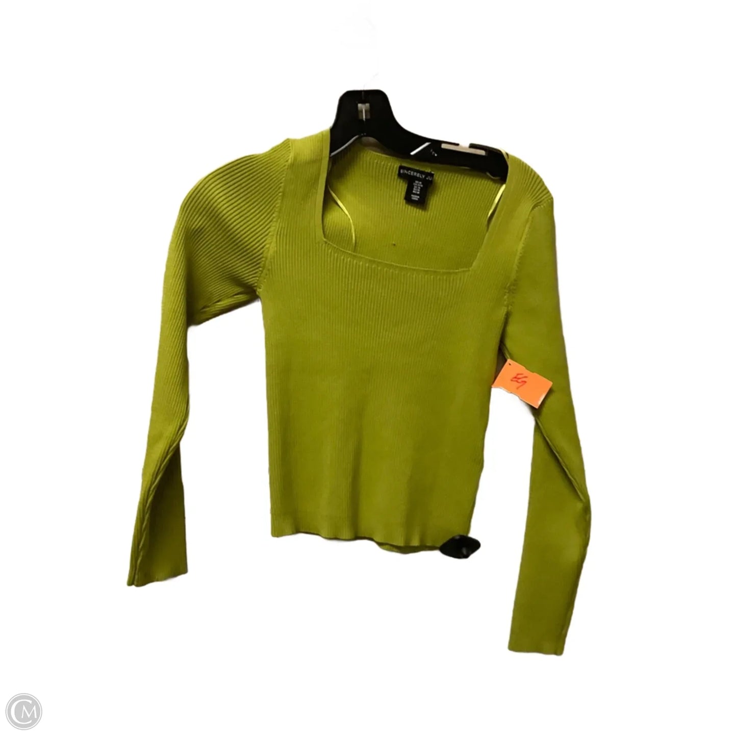 Top Long Sleeve By Sincerely Jules In Green, Size: M