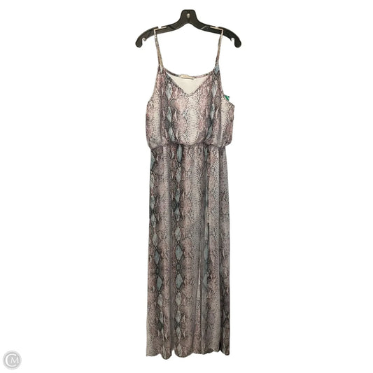 Dress Casual Maxi By Peach Love Cream California In Multi-colored, Size: M