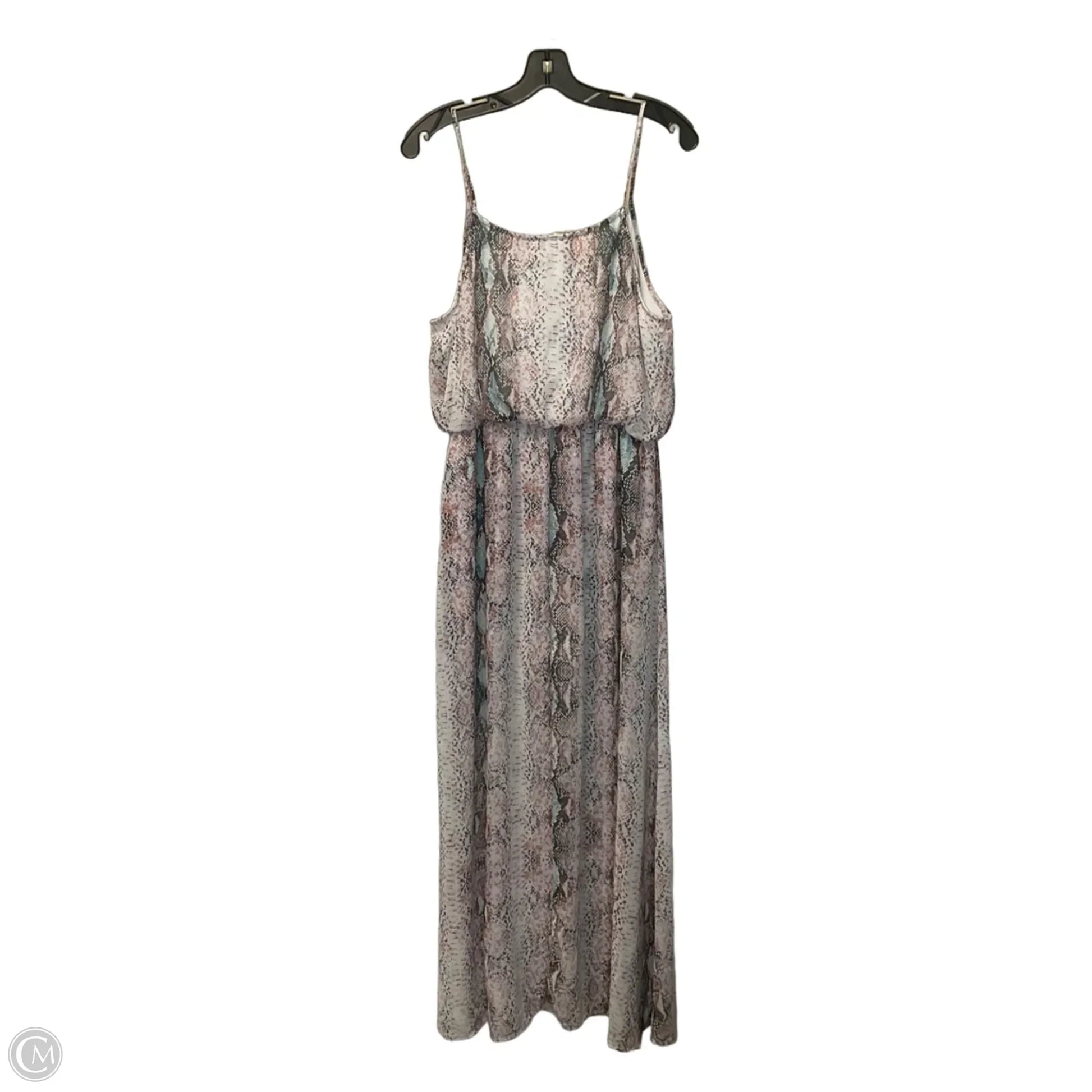 Dress Casual Maxi By Peach Love Cream California In Multi-colored, Siz