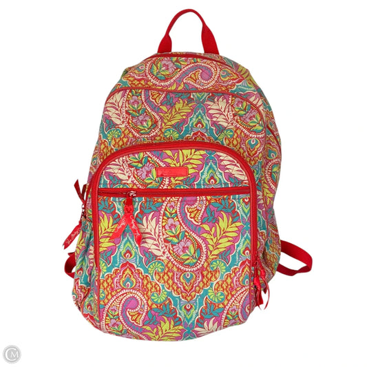 Backpack By Vera Bradley, Size: Large